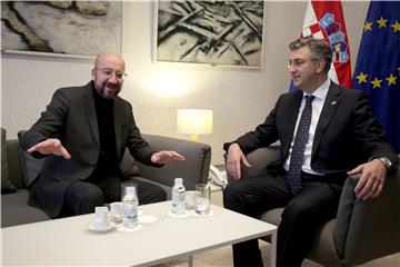 Plenković sa Charlesom Michelom