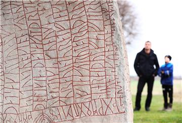 Viking-era Rok runestone near Odeshog