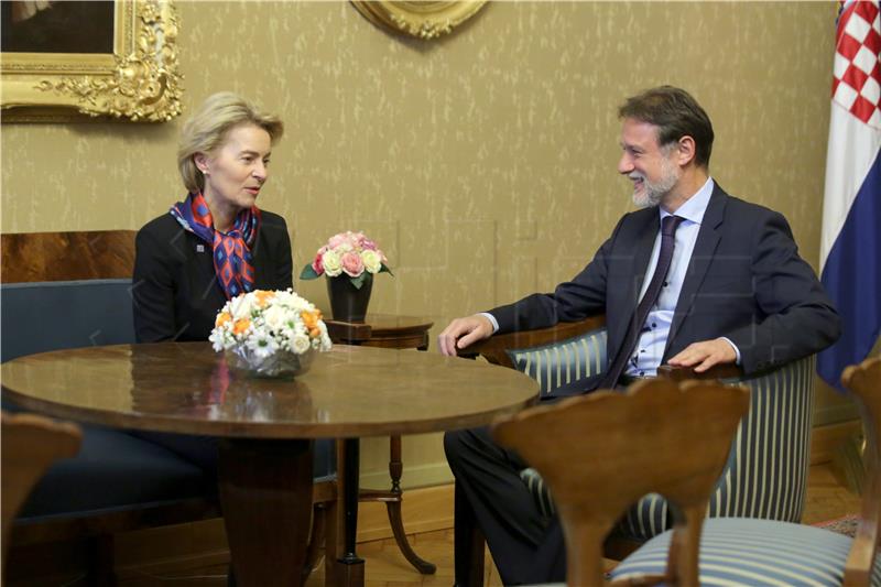 Predsjednik Sabora Gordan Jandroković sastao se s Ursulom von der Leyen