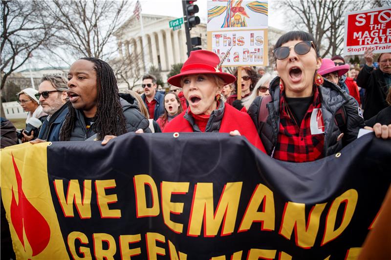 USA CLIMATE PROTEST