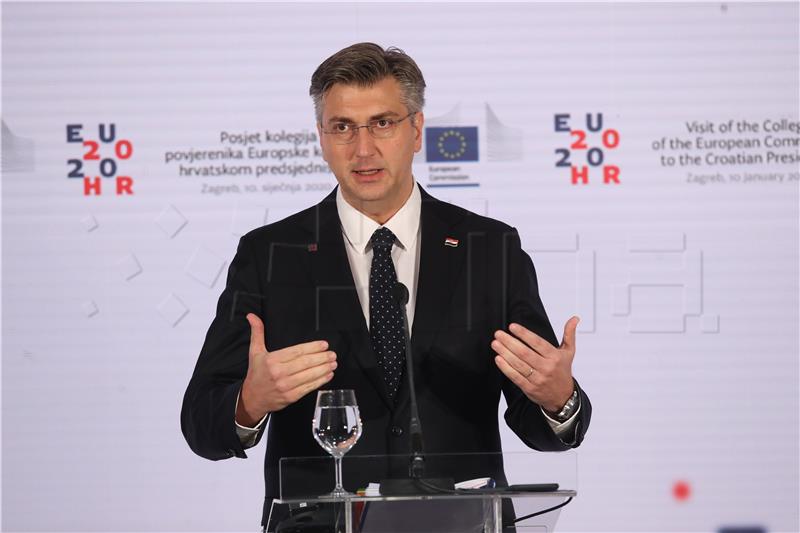 Plenkovic says confident of HDZ's victory in parliamentary elections