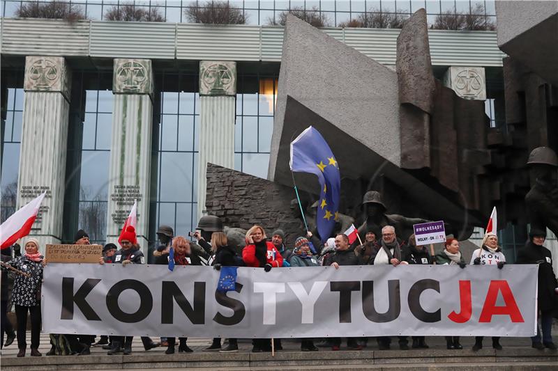 POLAND JUDGES DEMONSTRATION