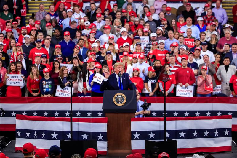 USA GOVERNMENT ELECTIONS TRUMP RALLY