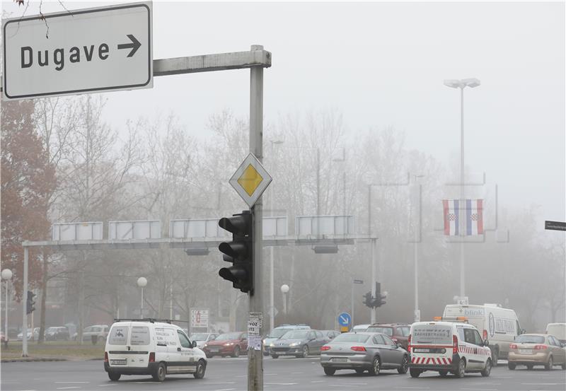 Kvaliteta zraka u četvrtak u cijelom Zagrebu loša