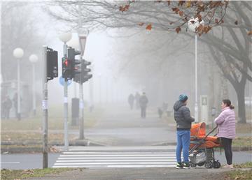 Kvaliteta zraka u četvrtak u cijelom Zagrebu loša