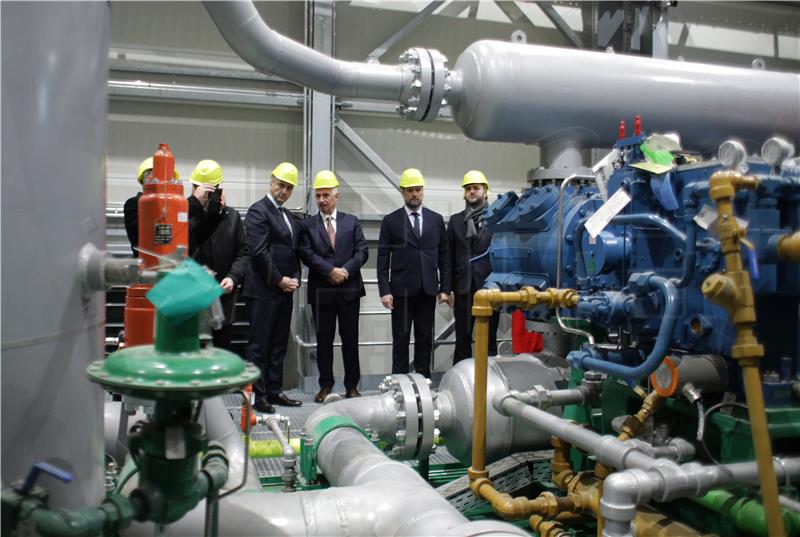 First compressor station in Croatian gas transport system put into operation