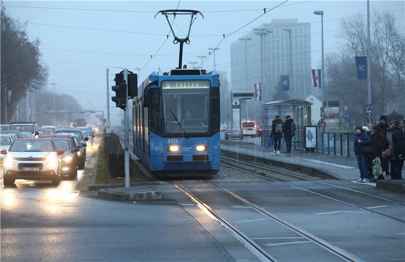 Promet kod križanja Vukovarske i Miramarske