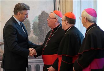 Premijer Plenković s predstavnicima Vijeća biskupskih konferencija EU-a i Konferencije europskih crkava