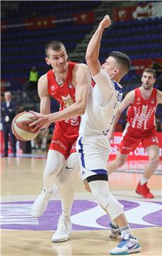 Utakmica 16. kola ABA lige Crvena zvezda - Cibona