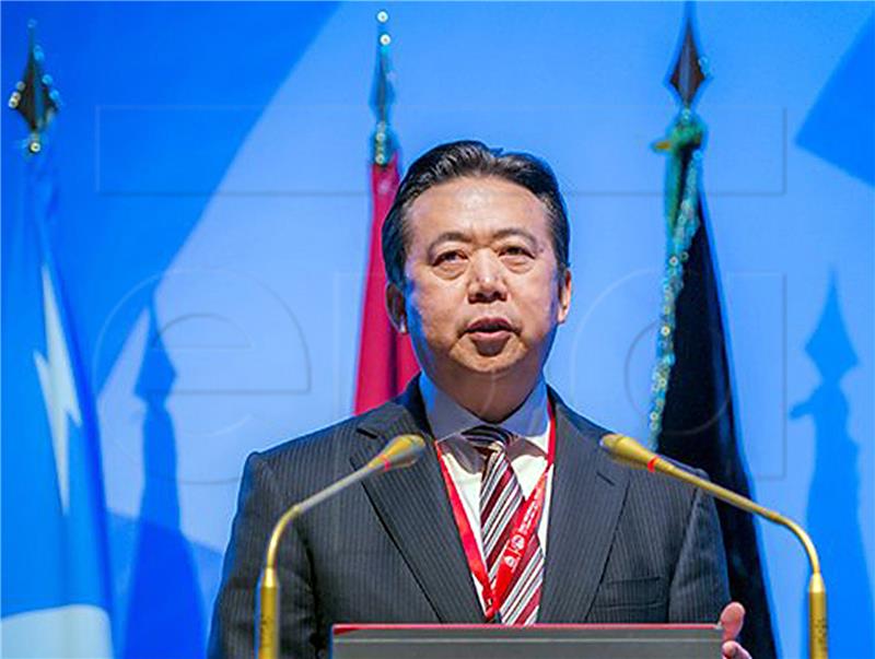 (FILE) CHINA JUSTICE MENG HONGWEI