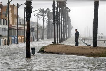 SPAIN WEATHER GLORIA SQUALL