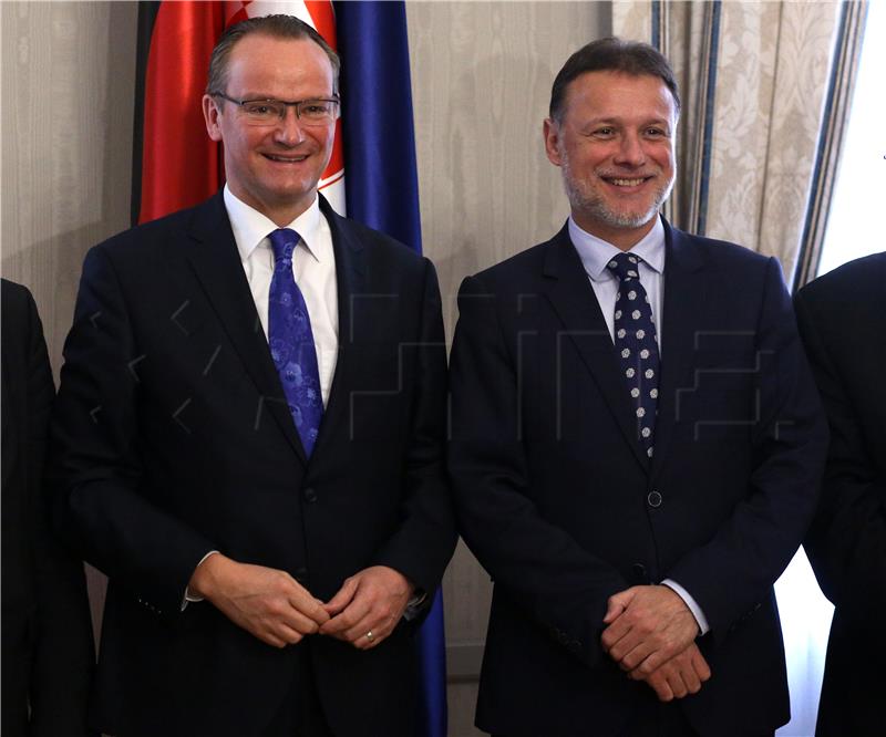 Croatian parliament speaker receives Bundestag EU affairs committee delegation