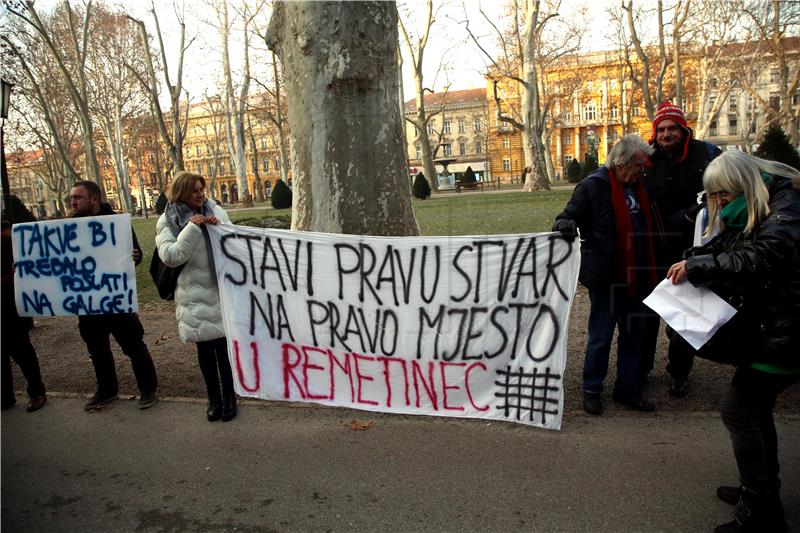 Aktivisti Bandića dočekali zvižducima uoči suđenja za aferu Agram