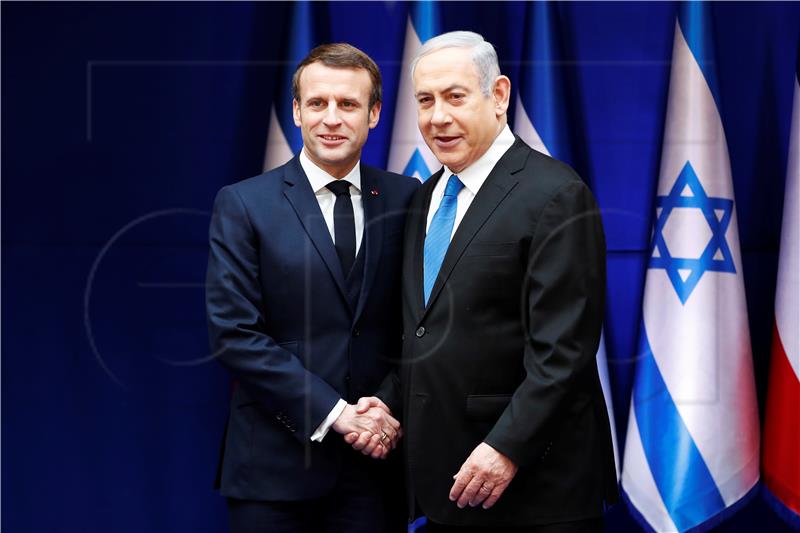 French President Macron visits Jerusalem