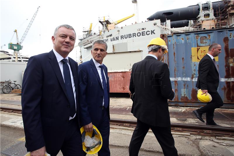 Minister Horvat says liquidation not necessarily means end of shipbuilding in Pula