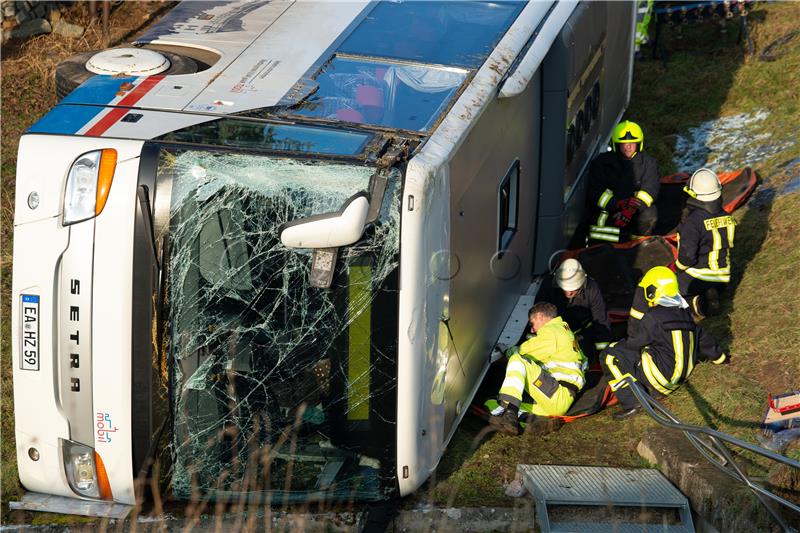 School bus accident in Germany's Thuringia