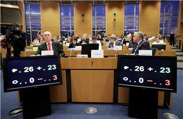 BELGIUM EU PARLIAMENT VOTE ON BREXIT AGREEMENT