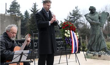 Položen zajednički vijenac u ime Republike Hrvatske na Židovskom groblju