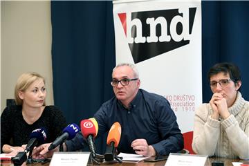 Konferencija za medije zbog napada na novinarku Slobodne Dalmacije