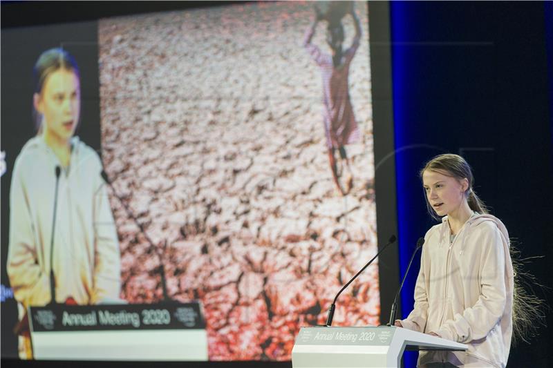 Thunberg optužuje Davos da je "ignorirao" sve zahtjeve u vezi klime