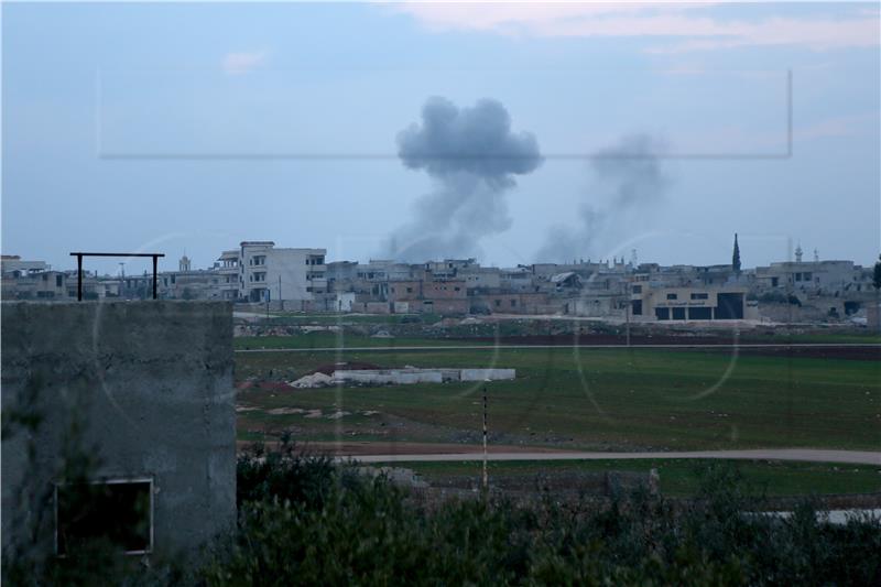 SYRIA IDLIB STRIKES