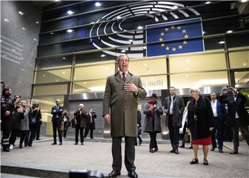 BELGIUM EU PARLIAMENT PLENARY SESSION BREXIT