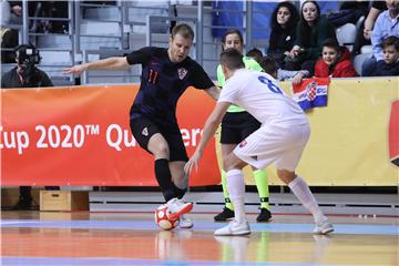 Kvalifikacijska utakmica u futsalu za SP Hrvatska - Slovačka