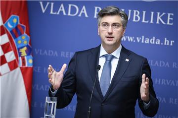 Konferencija za medije predsjednika Vlade RH Andreja Plenkovića