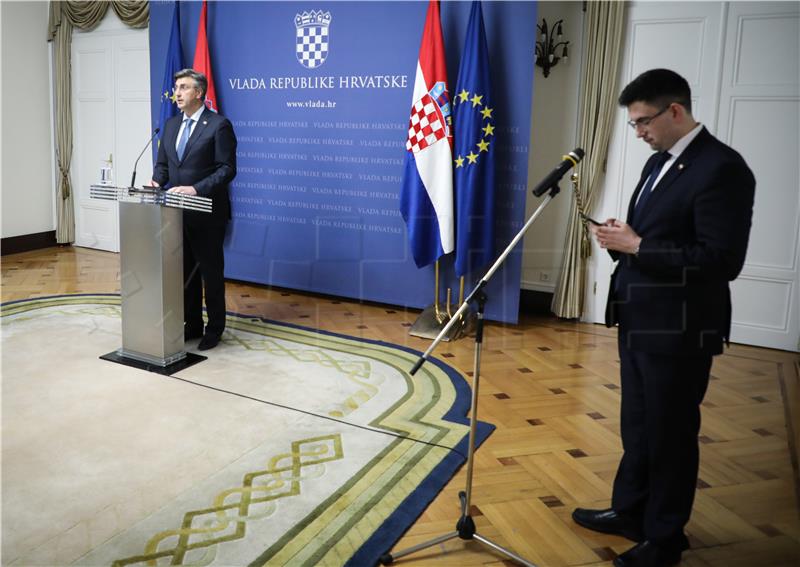 Konferencija za medije predsjednika Vlade RH Andreja Plenkovića