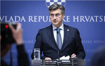 Konferencija za medije predsjednika Vlade RH Andreja Plenkovića