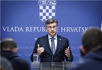 Konferencija za medije predsjednika Vlade RH Andreja Plenkovića