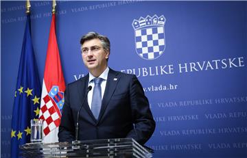 Konferencija za medije predsjednika Vlade RH Andreja Plenkovića