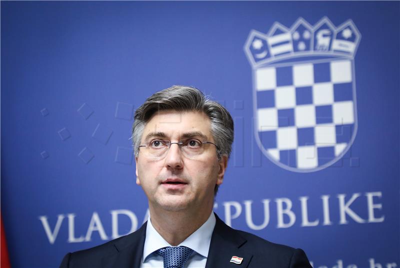 Konferencija za medije predsjednika Vlade RH Andreja Plenkovića