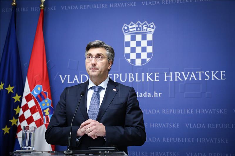 Konferencija za medije predsjednika Vlade RH Andreja Plenkovića