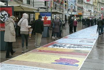 HVIDR-a osudila postavljanje zastave bivše SFRJ na plakatima u Rijeci 