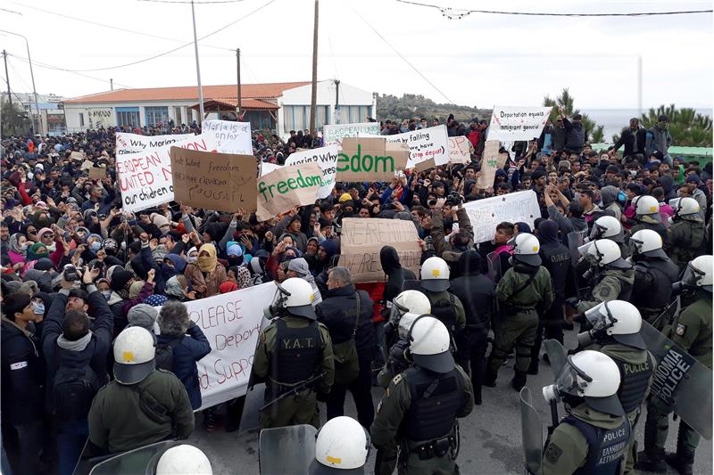 GREECE MIGRATION PROTEST