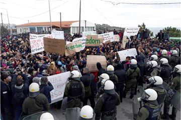 GREECE MIGRATION PROTEST