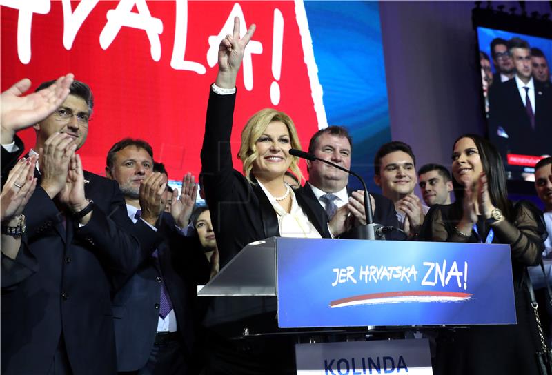 Grabar-Kitarovic spent HRK 9.57 m on presidential campaign, Milanovic HRK 3.75 m