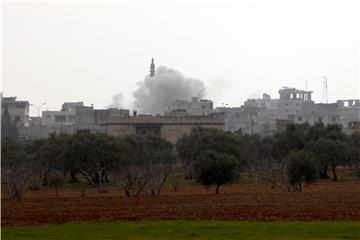 SYRIA IDLIB STRIKES