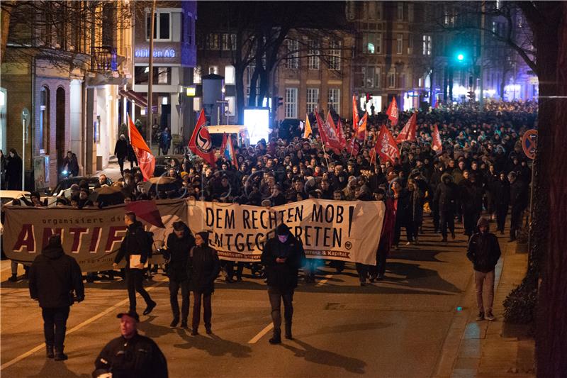 Thuringia Minister President election in Germany - protests