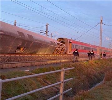 ITALY FRECCIAROSSA TRAIN ACCIDENT