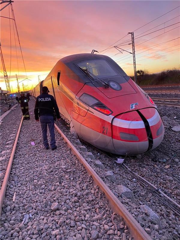 ITALY FRECCIAROSSA TRAIN ACCIDENT