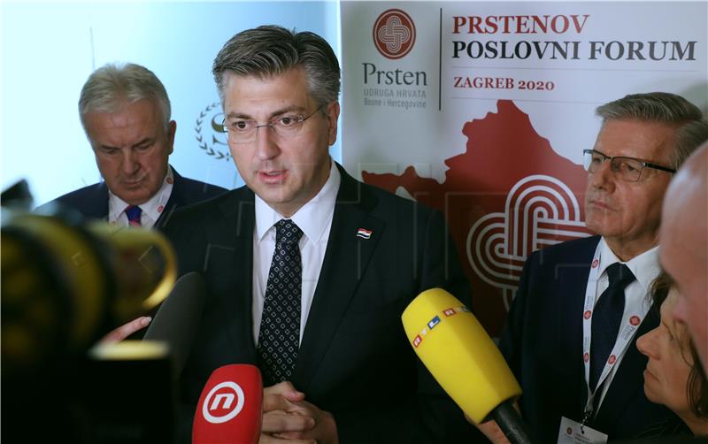 Plenkovic not worried that Bandic will withdraw his support from coalition