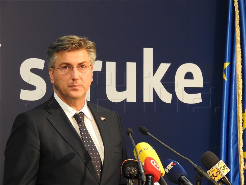 Plenković: Pozivanje na angažman DORH-a u slučaju Lozančić politička igra R. Ostojića i SDP-a 