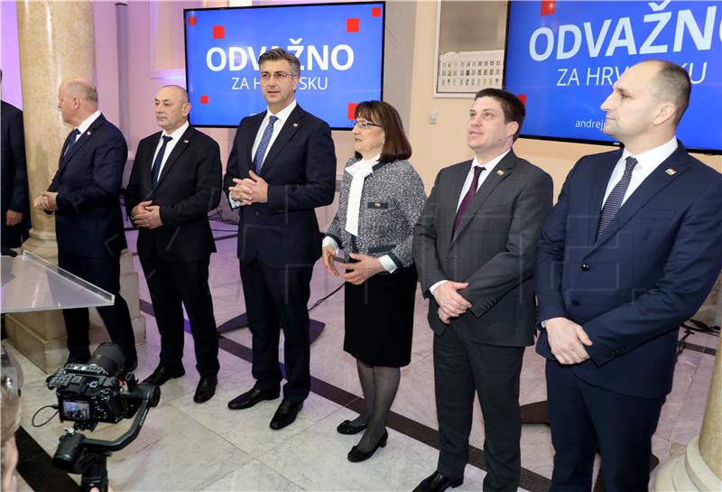 Plenković predstavio svoj tim i program za nadolazeće stranačke izbore