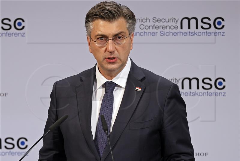 Plenkovic defends rule of law as foundation of "a Europe that protects"