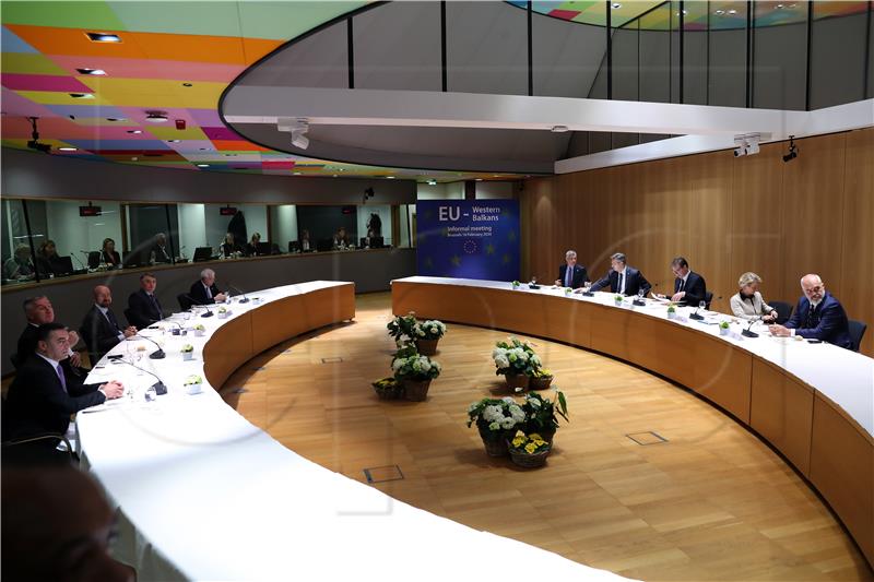 BELGIUM EU WESTERN BALKANS INFORMAL MEETING