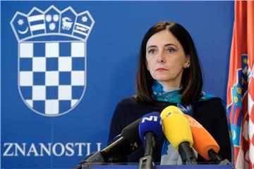 Konferencija za medije ministrice Divjak