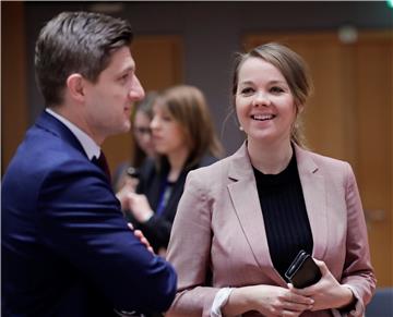 BELGIUM EU ECOFIN FINANCE MINISTERS MEETING