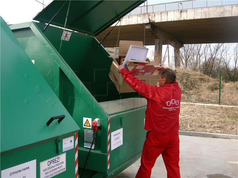 Construction of recycling yard in Konavle completed